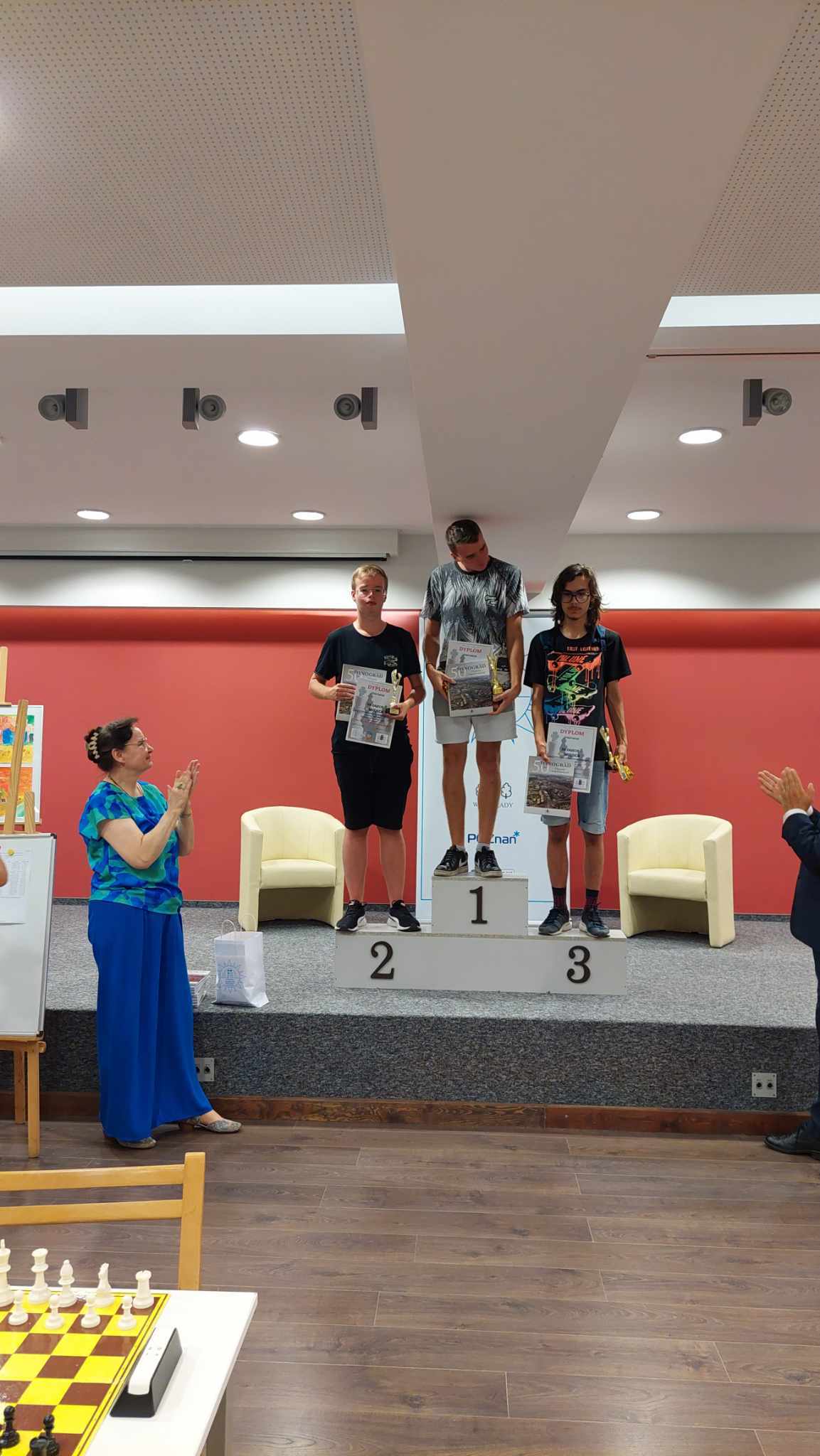 Jan Krawczyk z&nbsp;Bralina na&nbsp;podium w&nbsp;Turnieju Szachowym