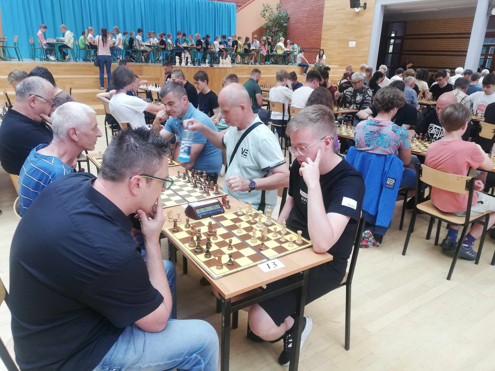 Jan Krawczyk na&nbsp;Turnieju Szachowym