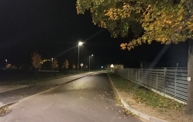 Nowe oświetlenie przy ul. Jana Ćwiejkowskiego w Bralinie