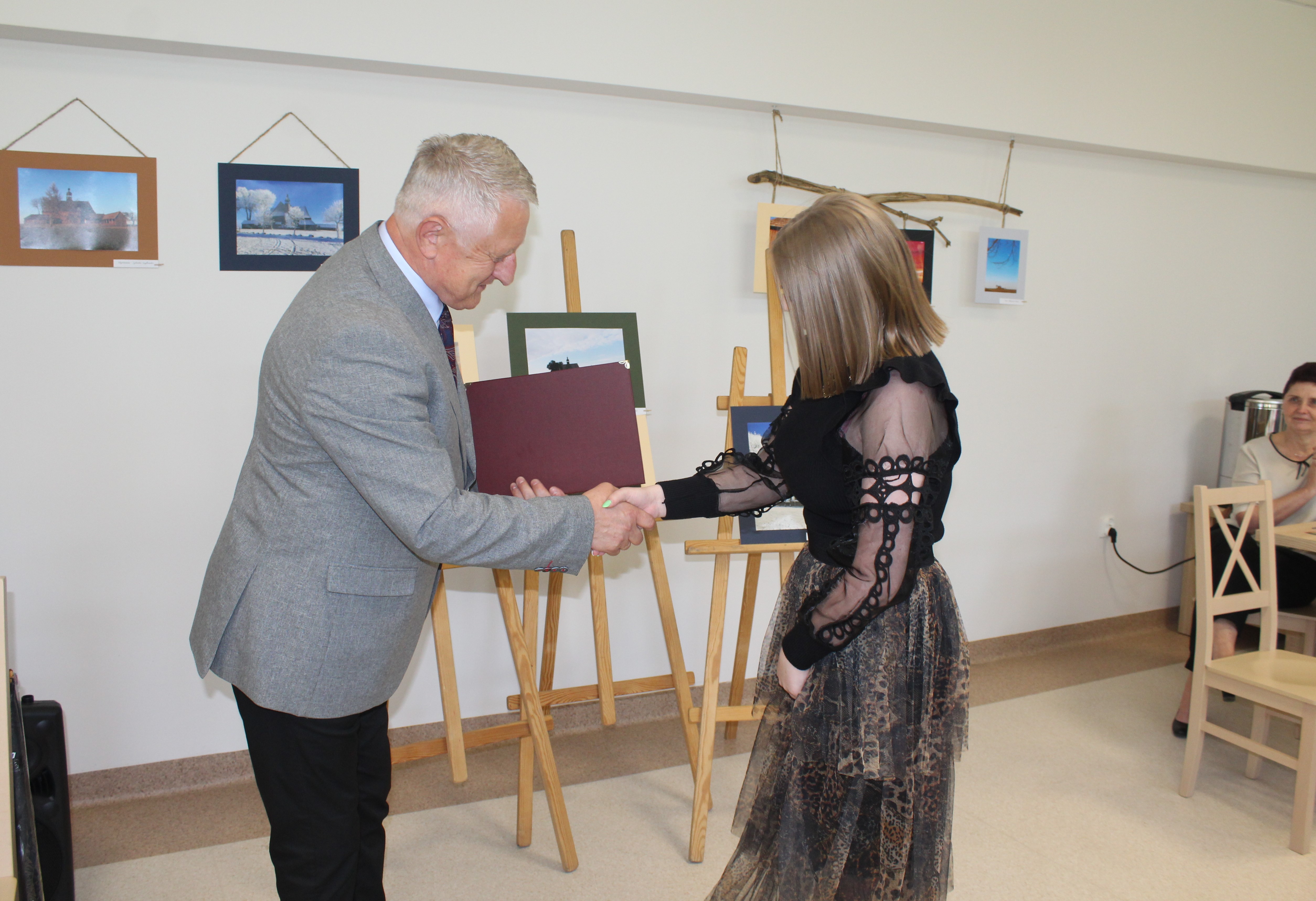 Wójt Gminy z Julią Wasala Wójt Gminy z Julią Wasala