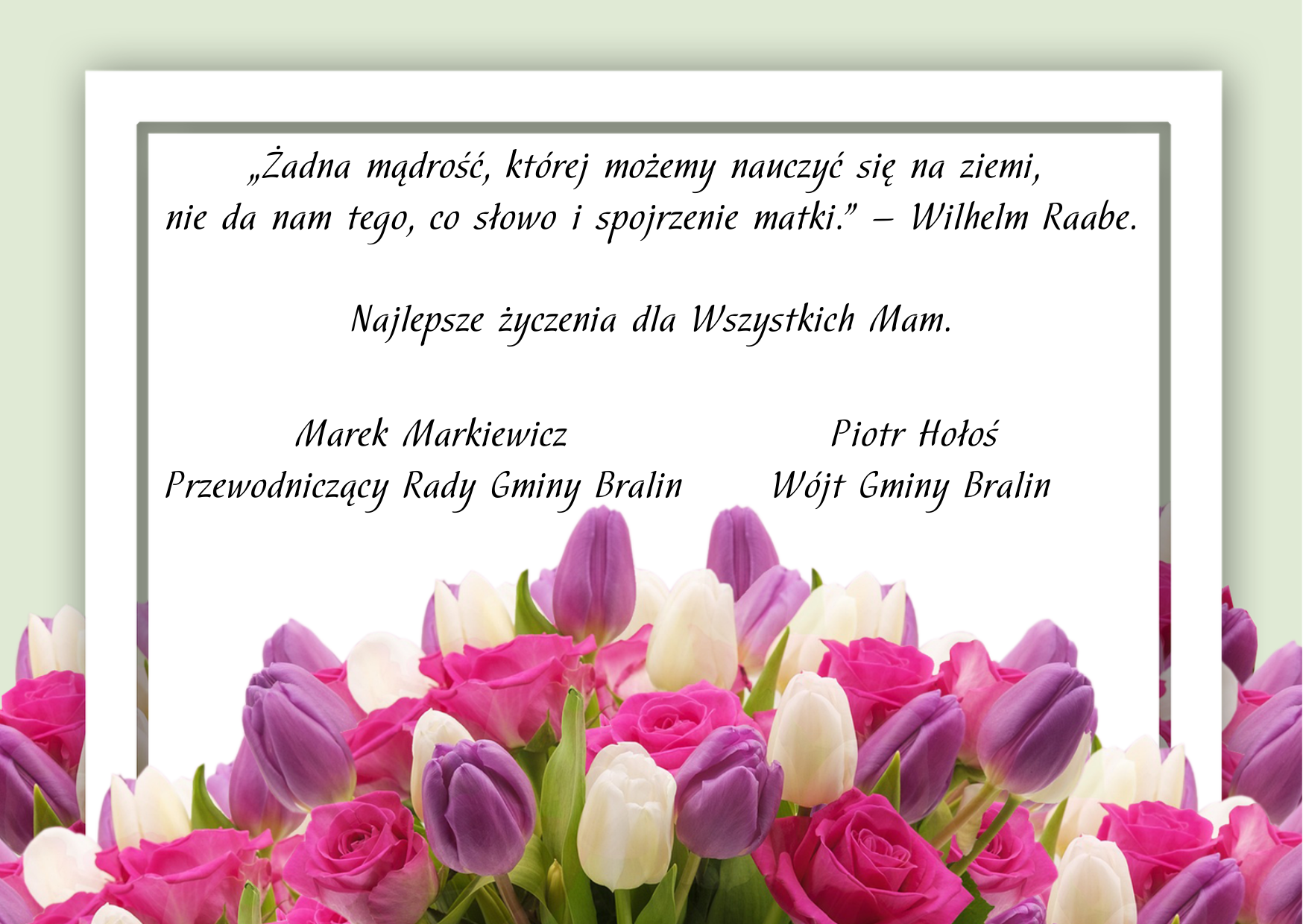 Życzenia na&nbsp;Dzień Matki