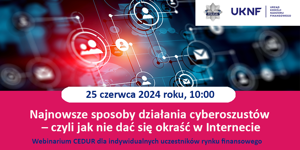 Informacja o sposobach działania cyberoszustów