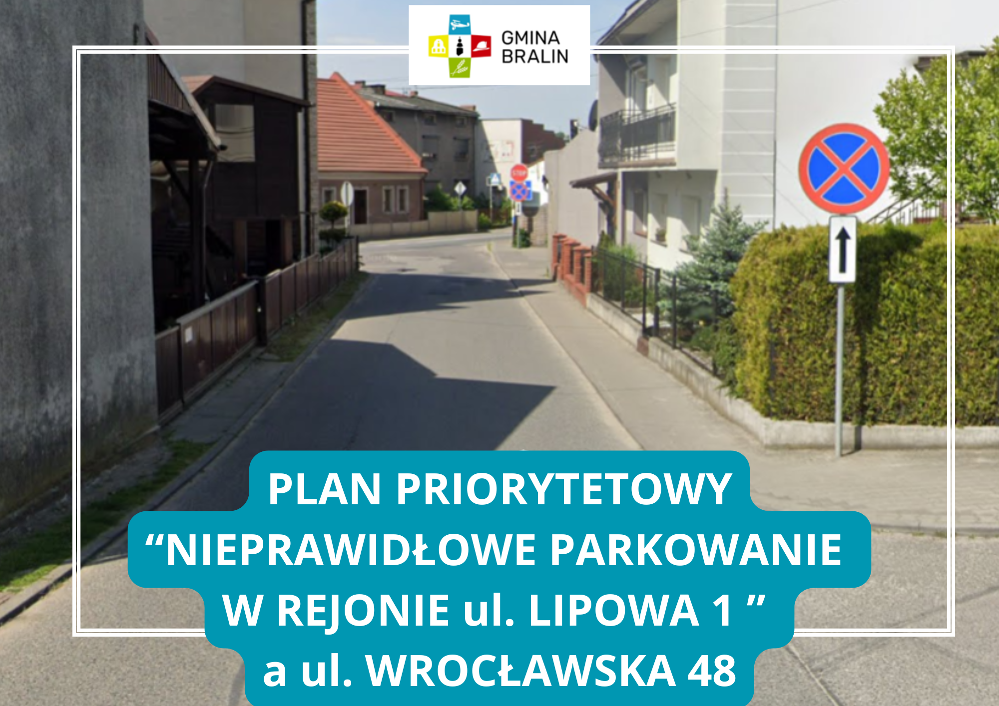 Plan priorytetowy, informacja o złym parkowaniu