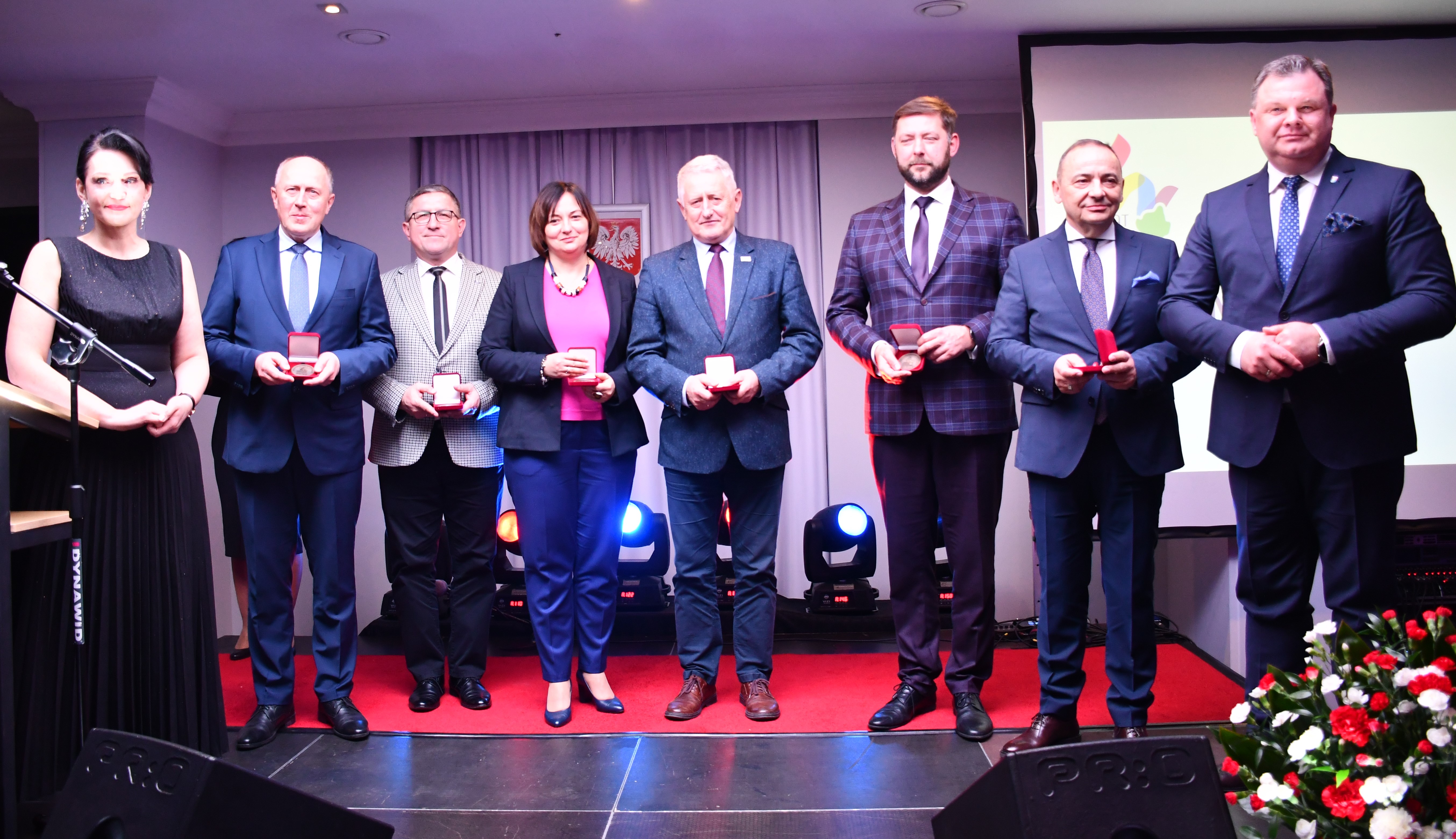 Jubileusz 25-lecia Powiatu Kępińskiego, wójtowie gmin powiatu
