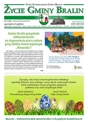 Okładka Życie Gminy Bralin nr 2/2025