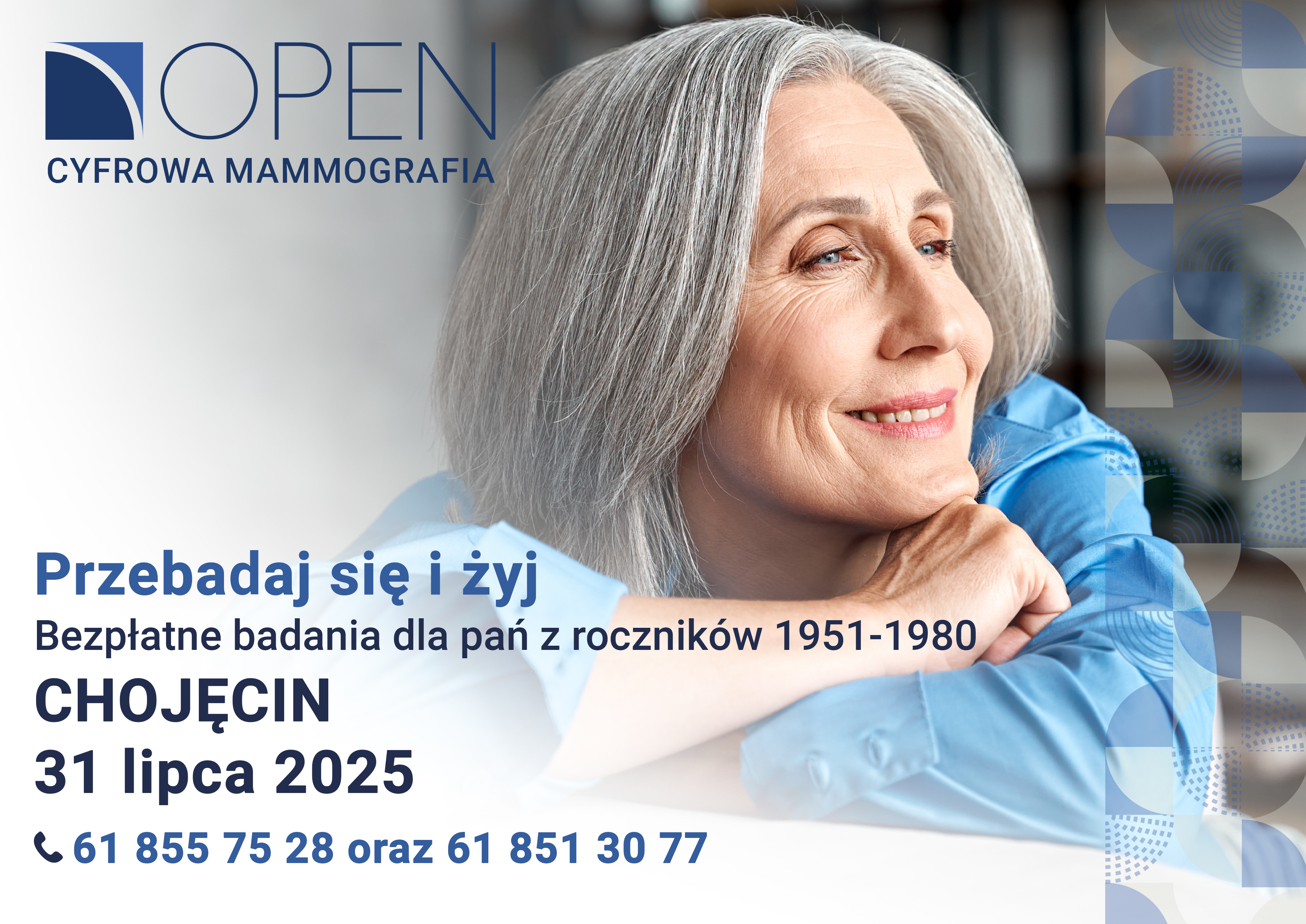 Plakat na mammografie