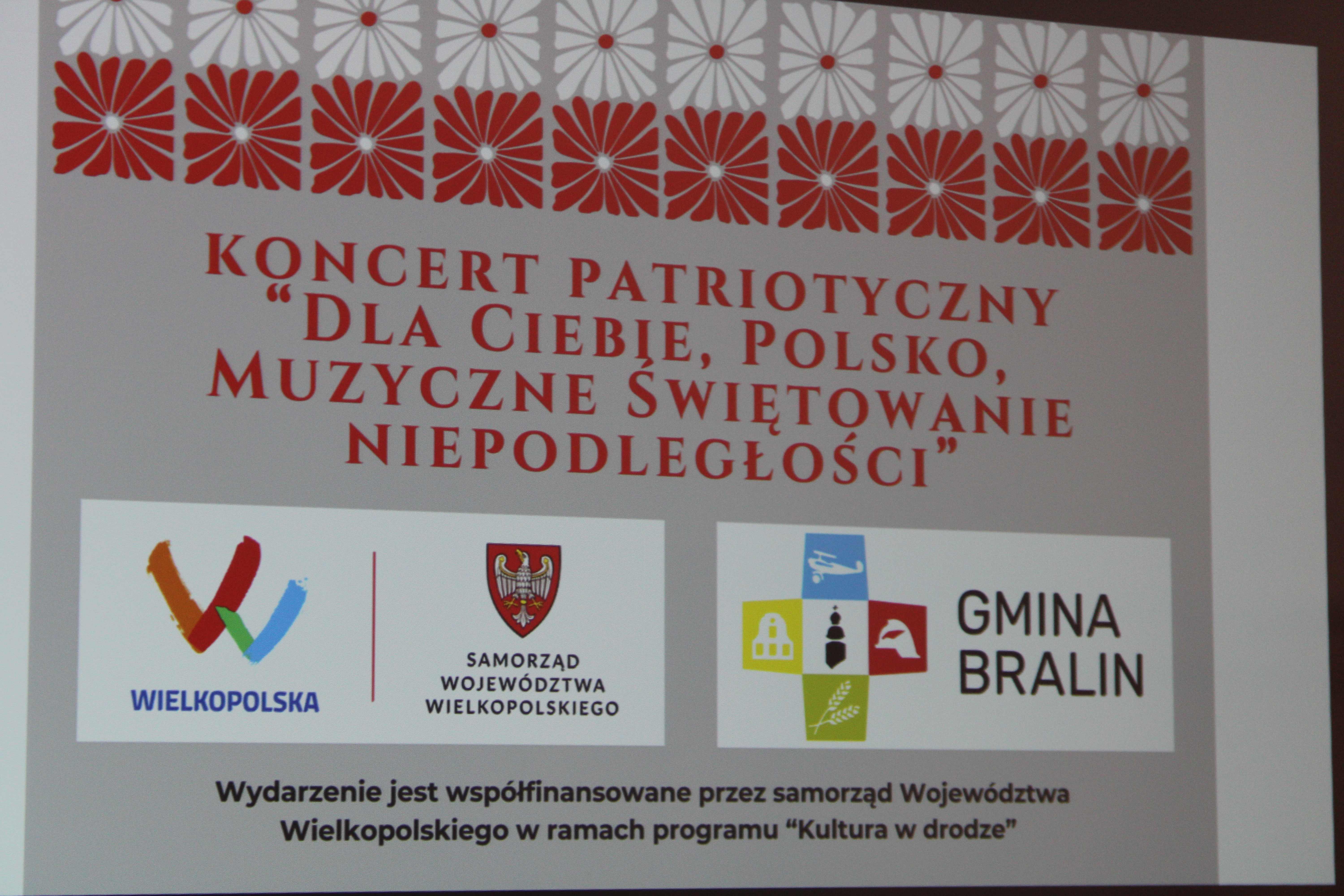 Plakat dot. nazwy koncertu