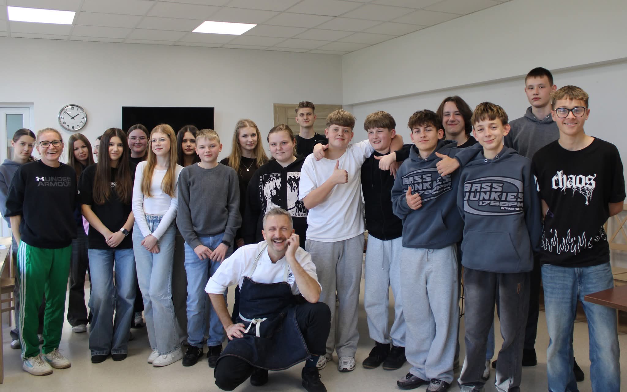 Warsztaty kulinarne zdjęcie grupowe