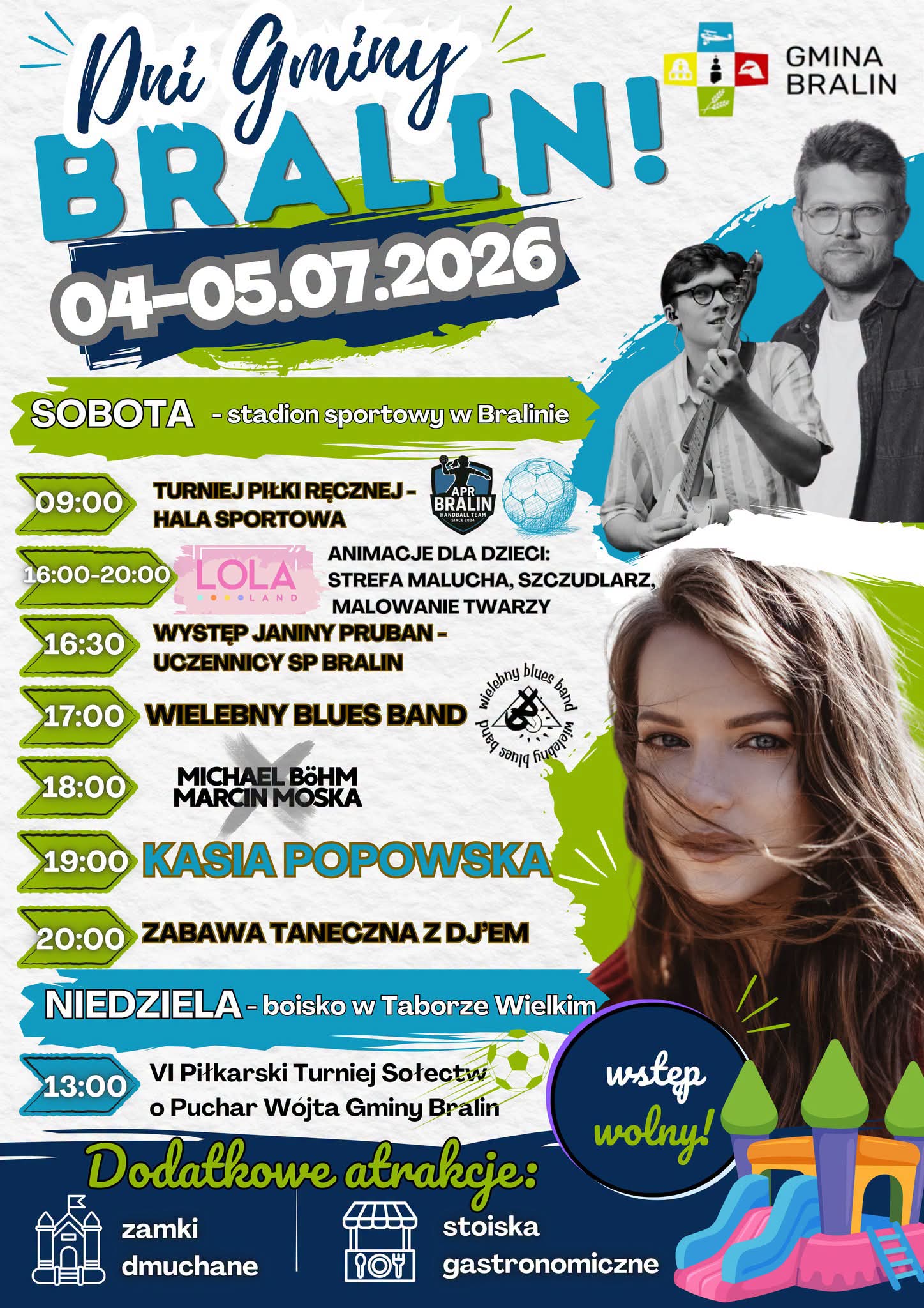 Plakat na&nbsp;Dni Gminy Bralin