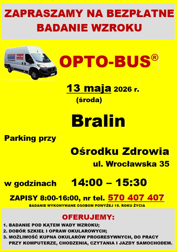 Bezpłatne badanie wzroku