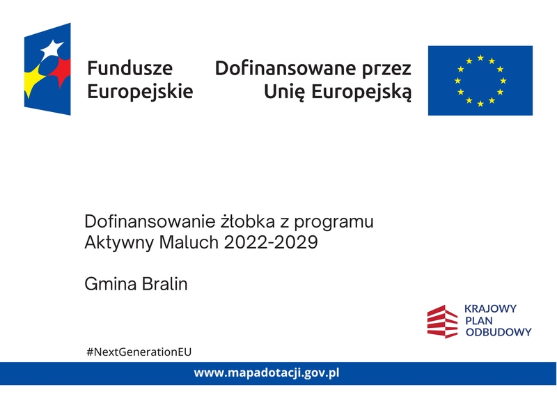 Tablica dofinansowanie do żłobka