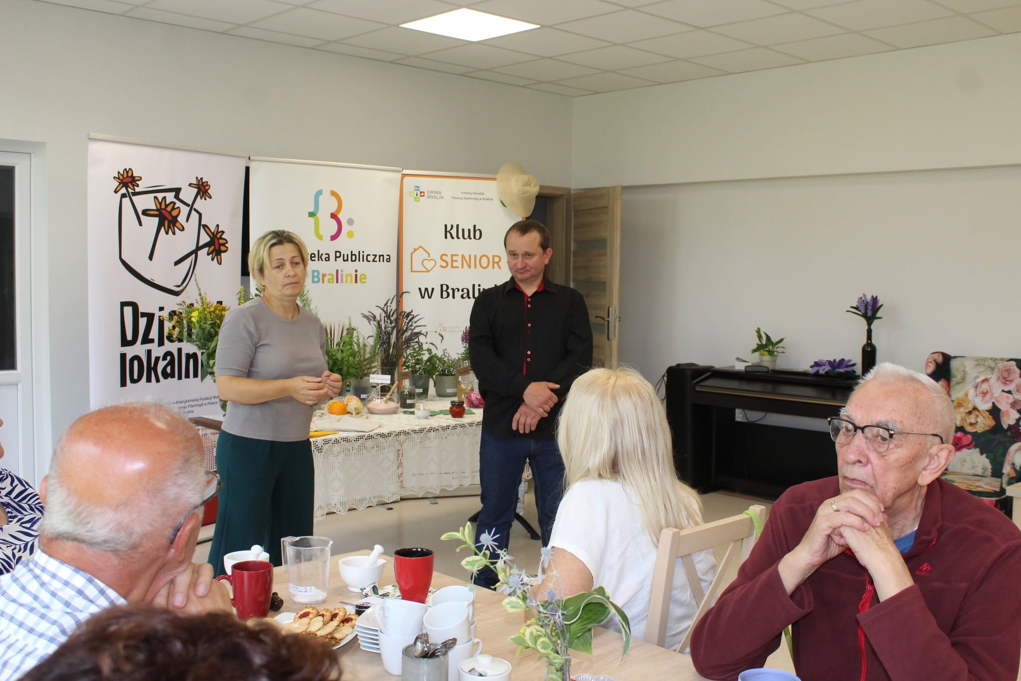 Prelekcja podczas warsztat&oacute;w zielarskich
