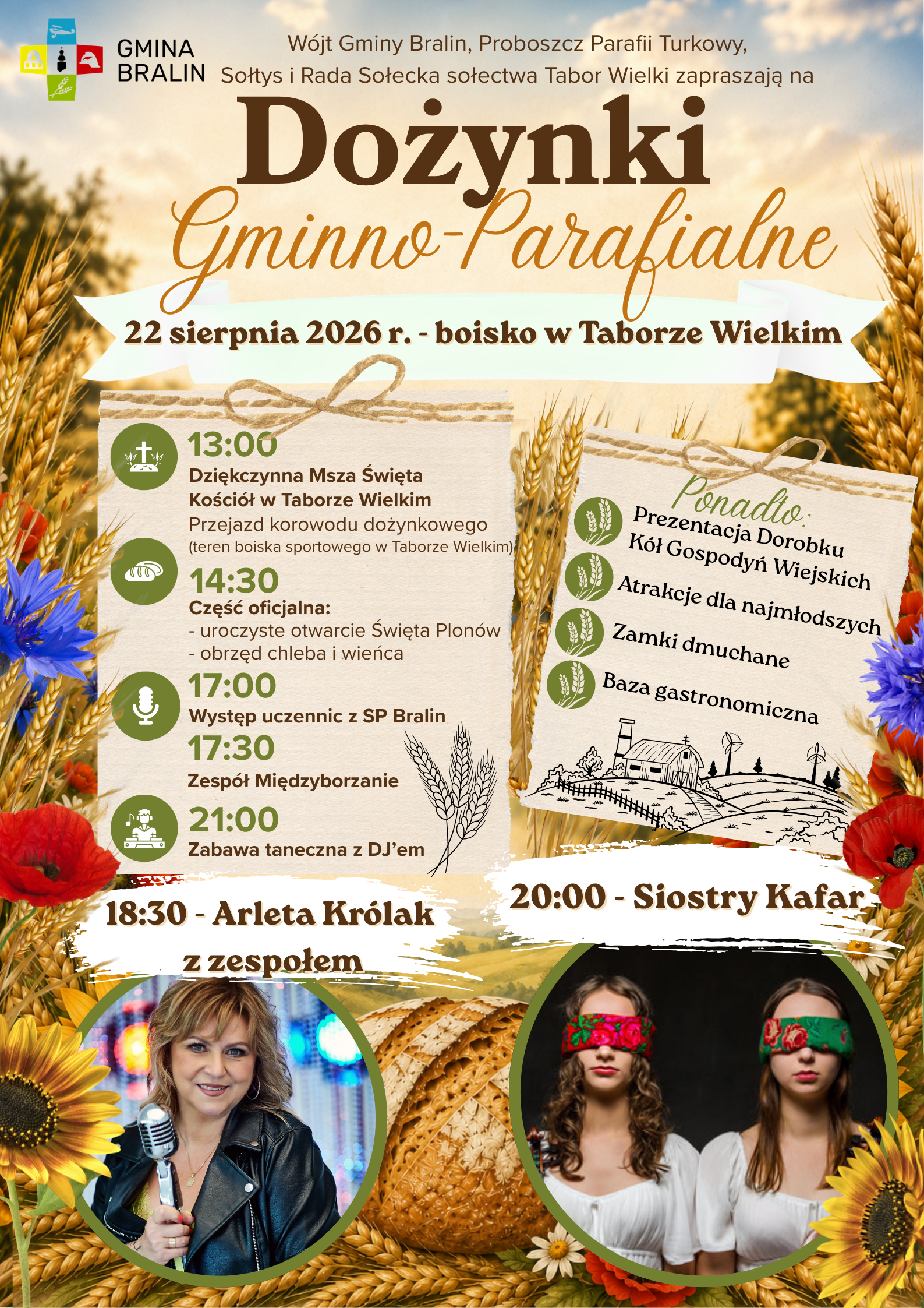 Plakat na&nbsp;dożynki