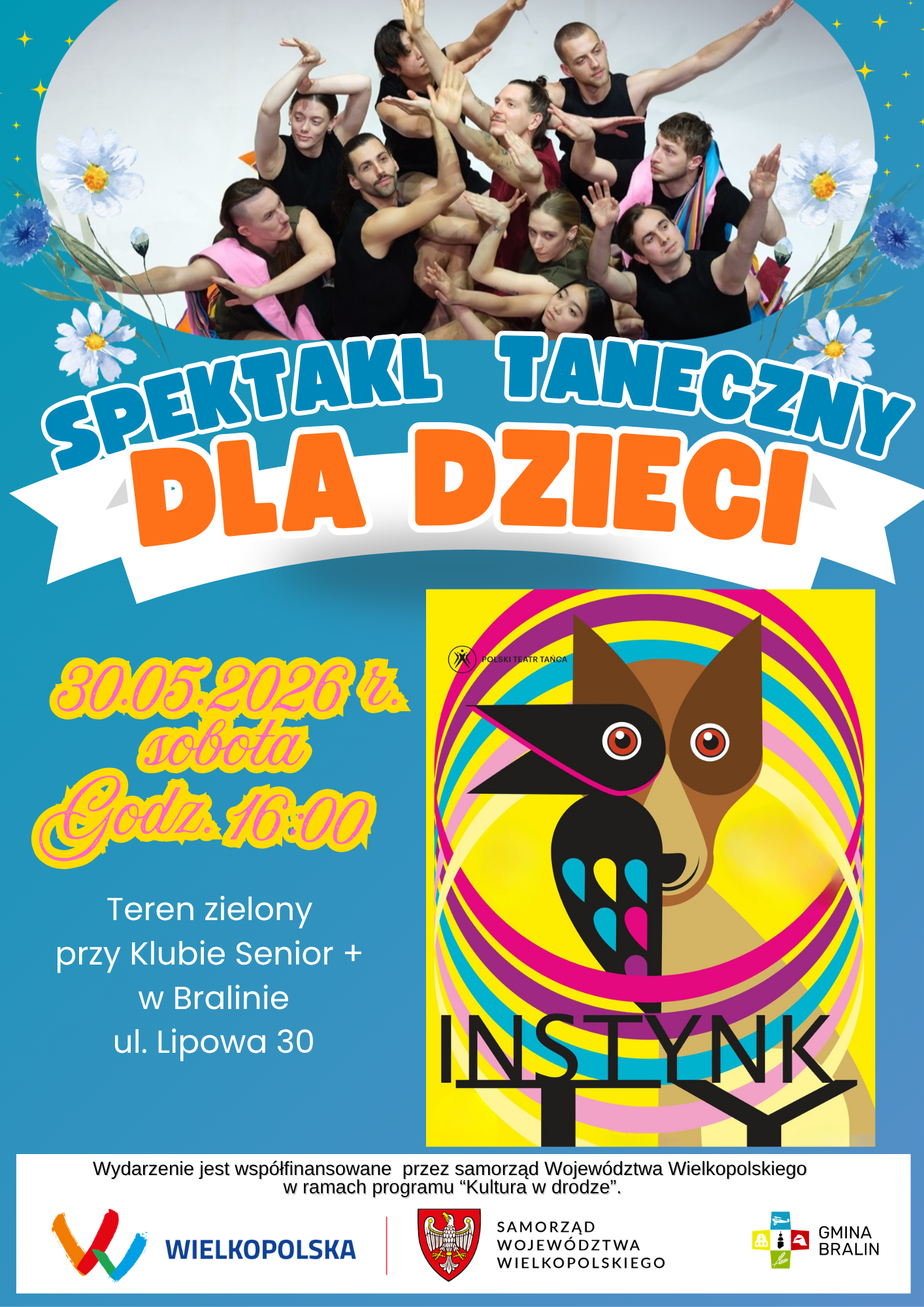 Plakat na&nbsp;spektakl taneczny