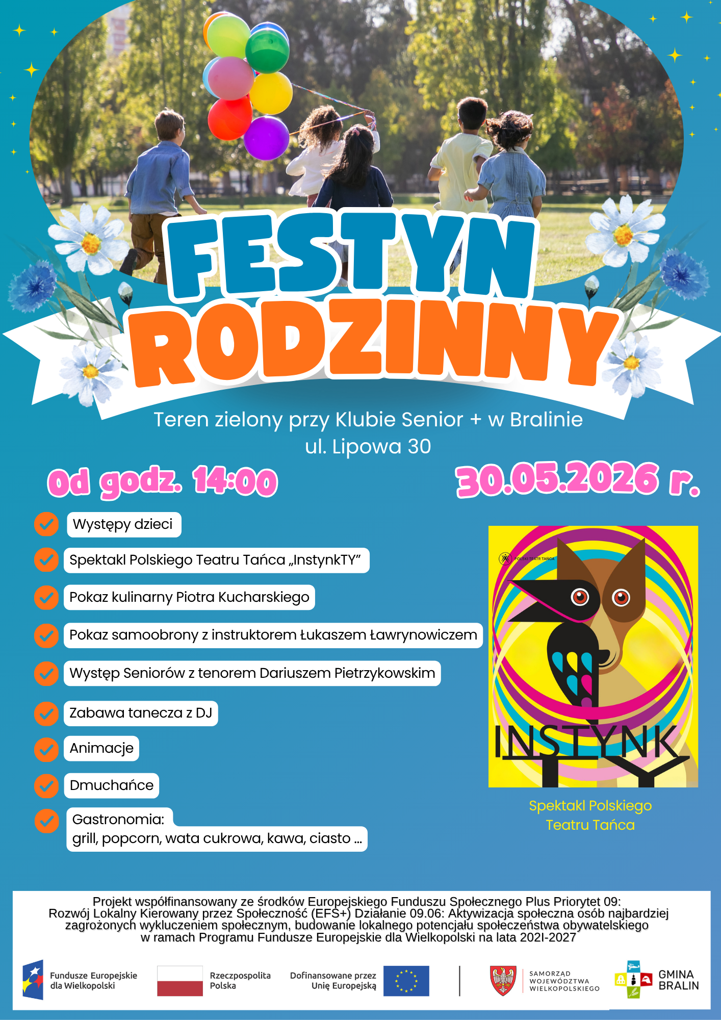 Plakat na&nbsp;festyn rodzinny