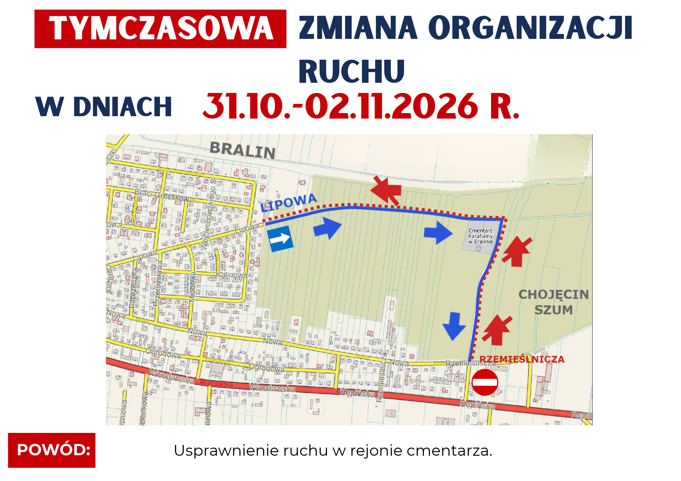 Tymczasowa zmiana organizacji ruchu