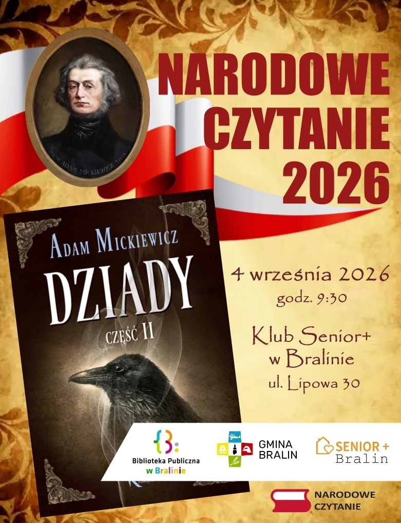 Narodowe czytanie - plakat