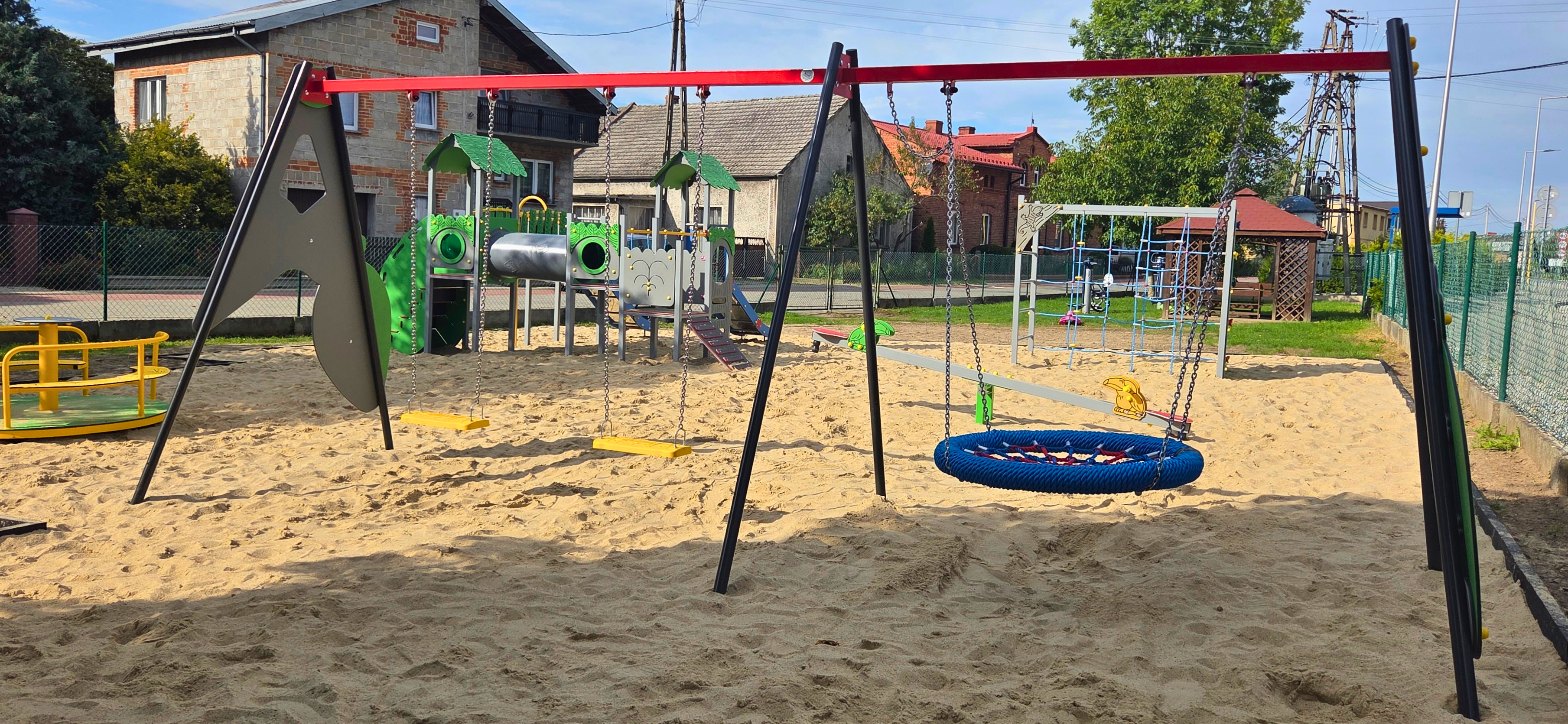 Plac zabaw w&nbsp;Mnichowicach