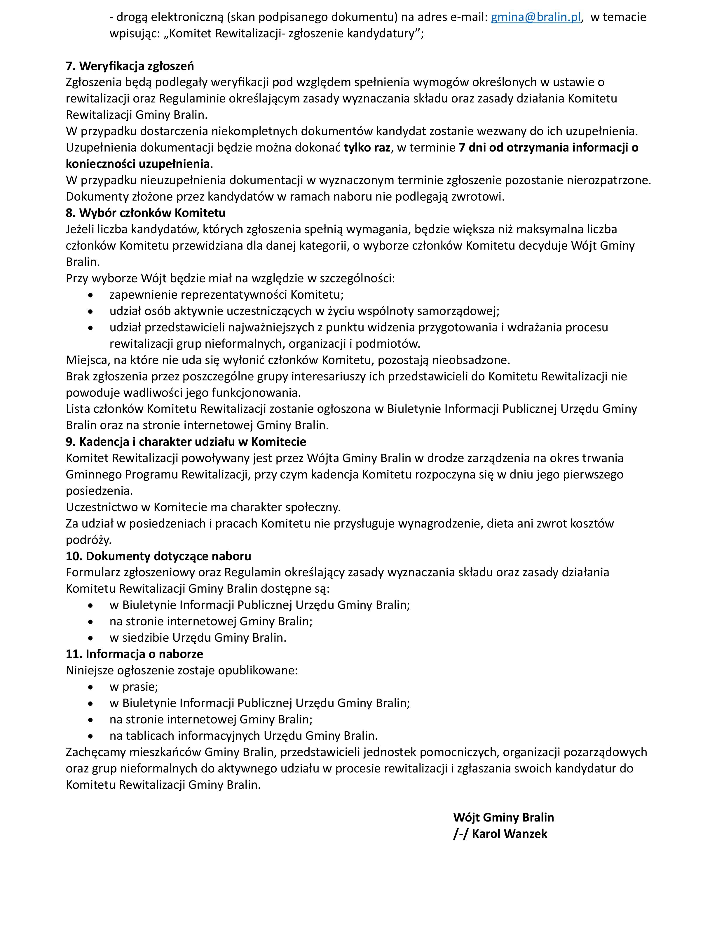 Ogłoszenie o&nbsp;naborze