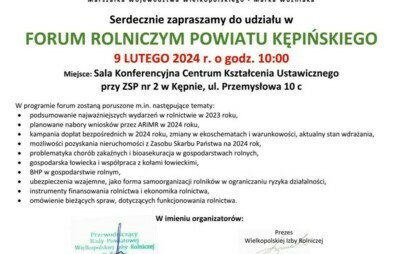 Zdjęcie do Forum rolnicze