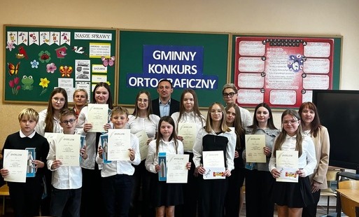 Laureaci konkursu ortograficznego