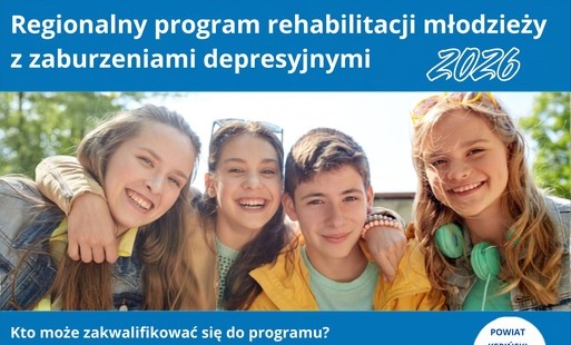 Plakat regionalny program rehabilitacji
